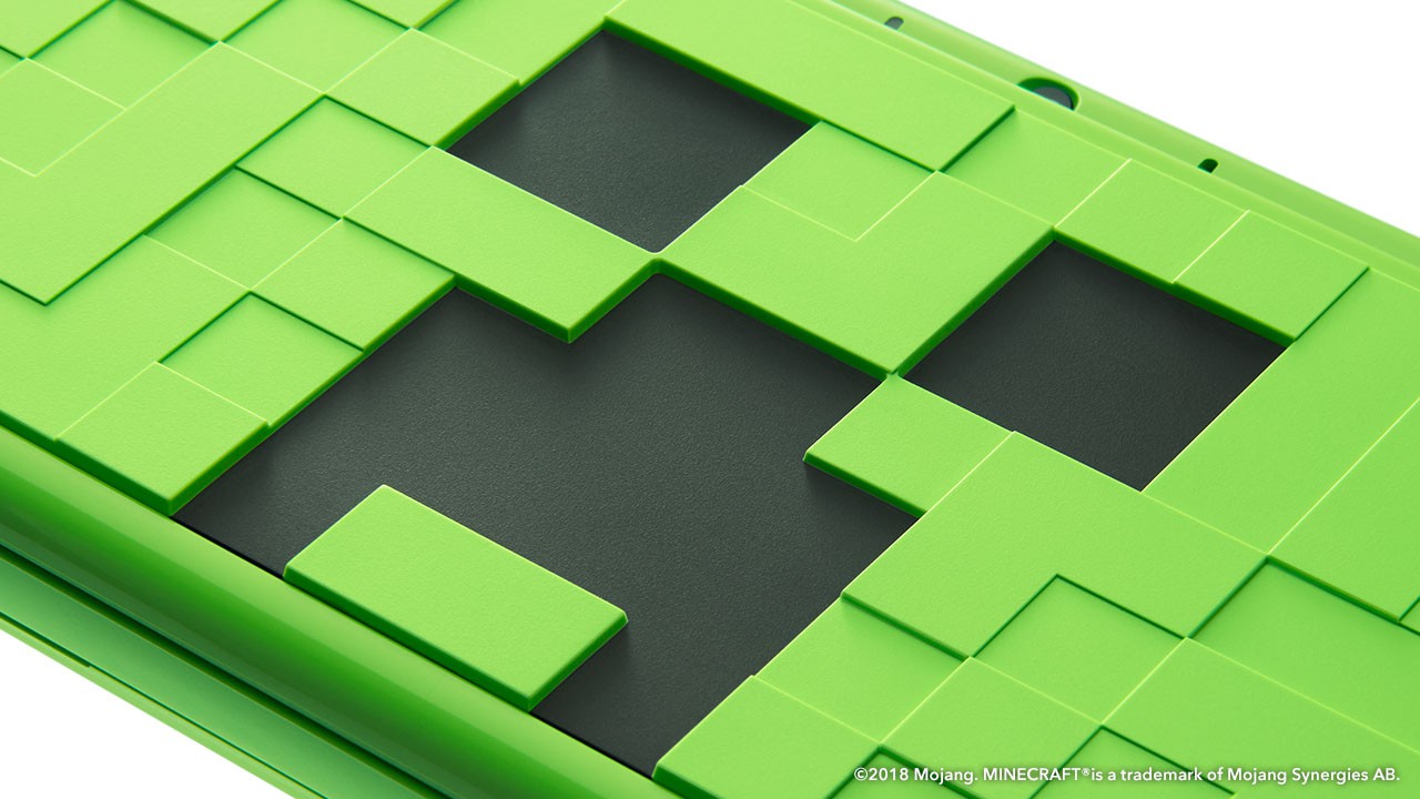 家庭用ゲーム機本体任天堂2DSLL マインクラフト CREEPER EDITION ...