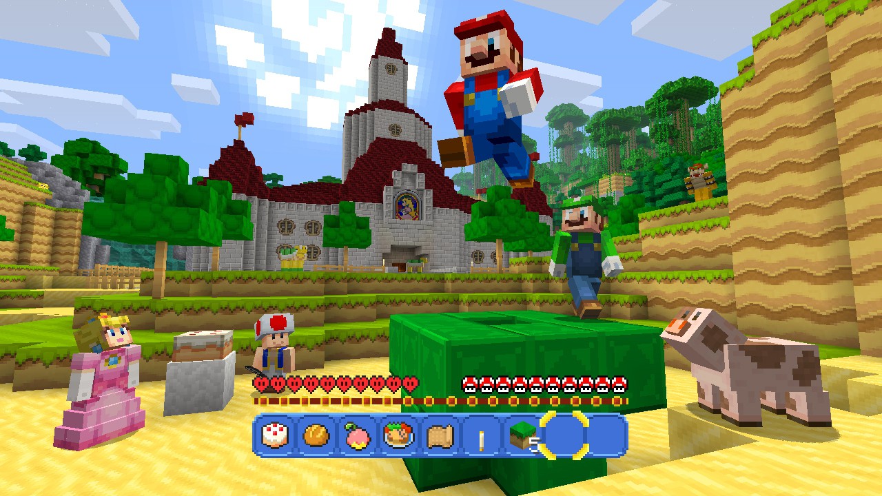 Wii U版『マインクラフト』にスーパーマリオが登場！ 5/18（水）朝10時