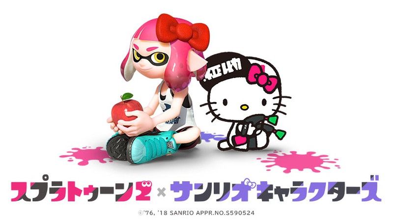 スプラトゥーン2』とサンリオキャラクターズのコラボが決定 