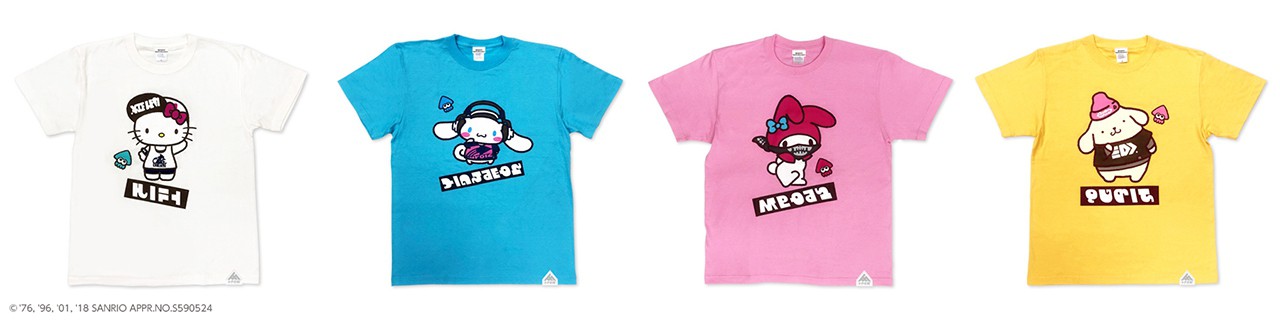 ★新品未開封★スプラトゥーン サンリオ コラボTシャツ XL ポムポムプリン スプラトゥーン2』とサンリオキャラクターズのコラボが決定