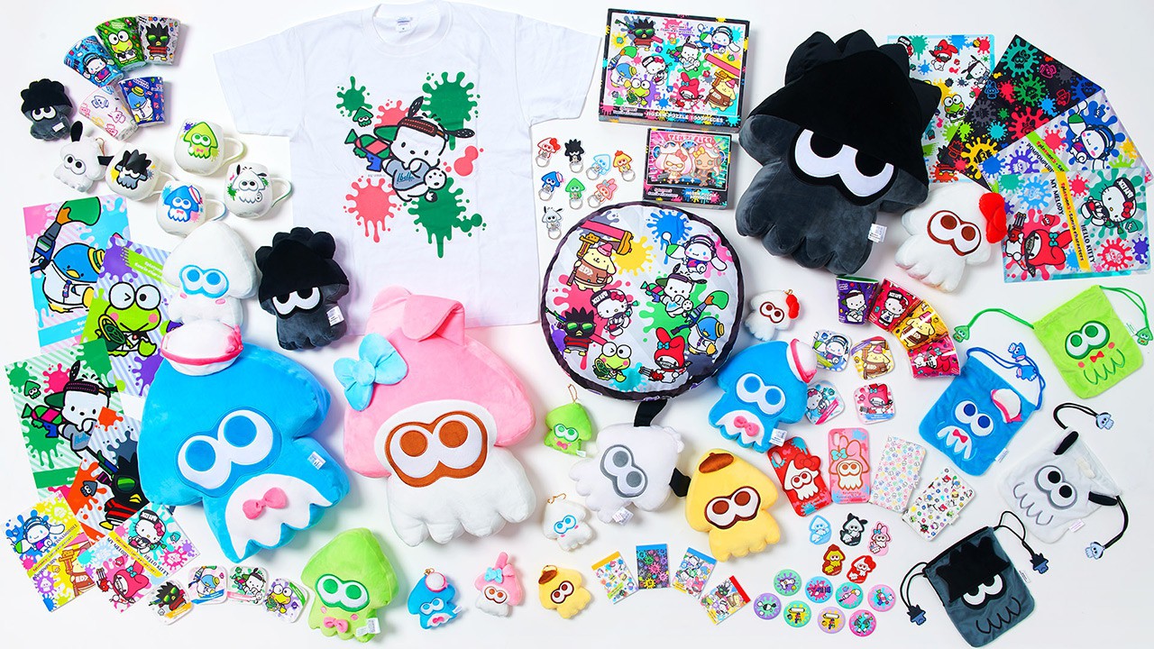 スプラトゥーン2×サンリオキャラクターズ」新しいデザインのコラボ