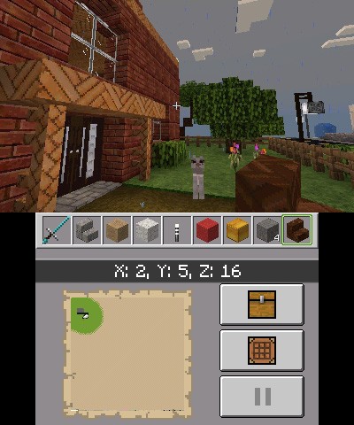 あの Minecraft が、Newニンテンドー3DSに登場！ 『Minecraft: New