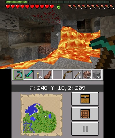 あの Minecraft が、Newニンテンドー3DSに登場！ 『Minecraft: New
