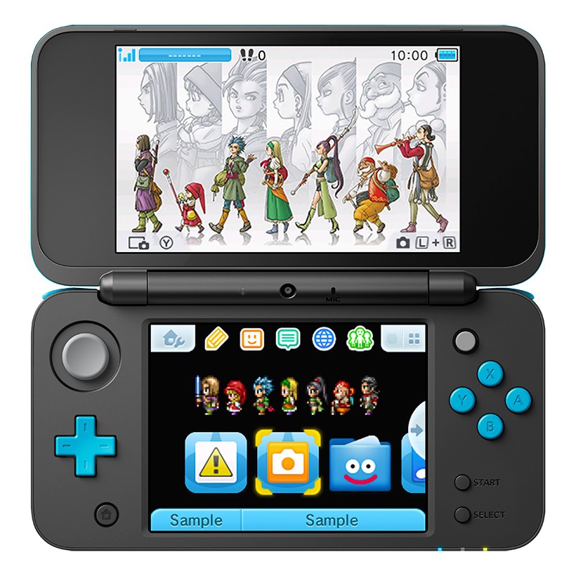 3DS LL ドラクエ仕様＋ドラクエ11 3DS『ドラゴンクエストXI』の無料テーマ配信中！ 公式サイトでは