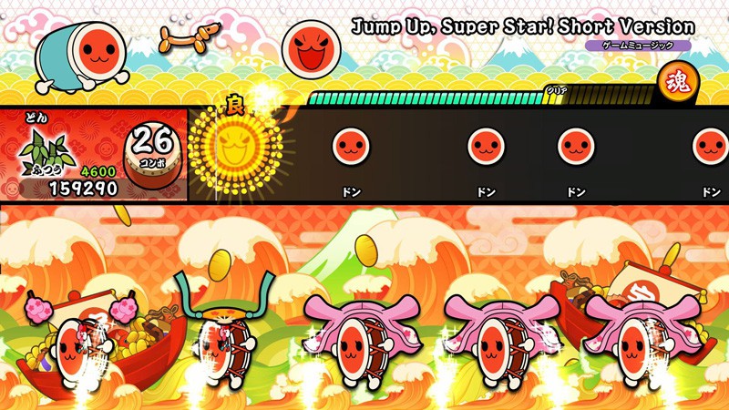 振ってドンカツ！みんなノリノリ！『太鼓の達人 Nintendo Switchば～じ
