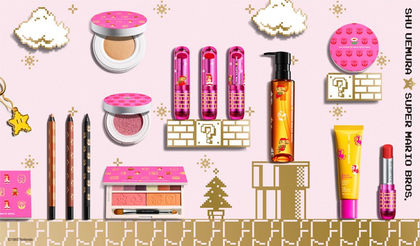 shu uemura Super Mario Bros. コラボセット シュウ ウエムラ×スーパーマリオブラザーズ』コラボコレクション発売
