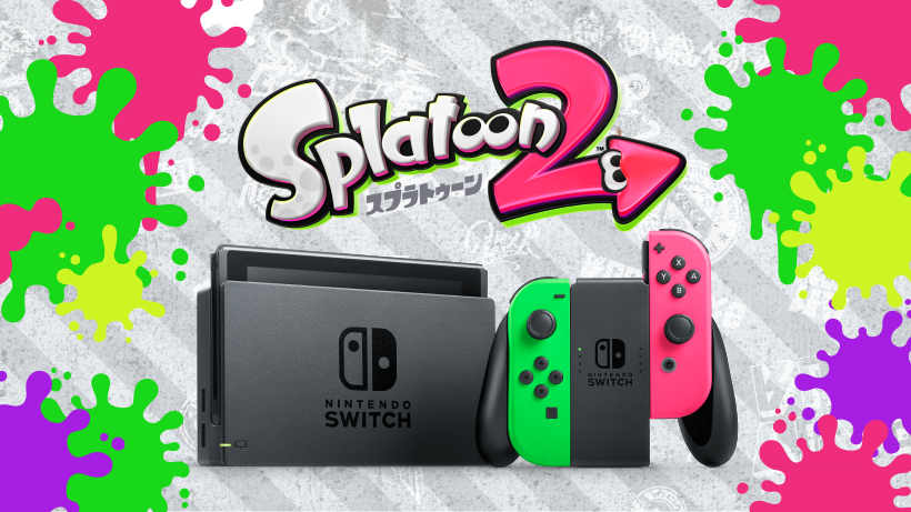 スプラトゥーン2』順次予約開始！ イカした色のJoy-Conが入った「Nintendo Switch  スプラトゥーン2セット」など、関連商品を一挙ご紹介！ | トピックス | Nintendo