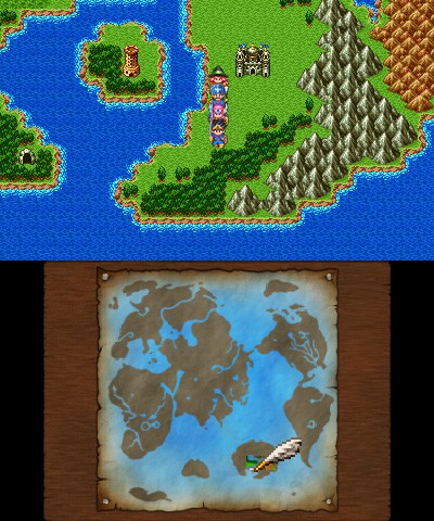 ドラゴンクエストⅠ•Ⅱ ジグソーパズル 1000ピース 完成品 ロト
