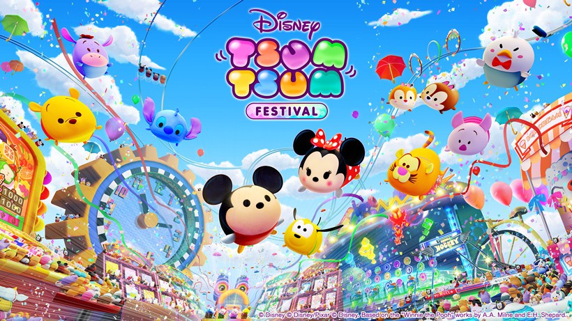 ディズニー ツムツム フェスティバル』本日発売！ いろいろなゲームで