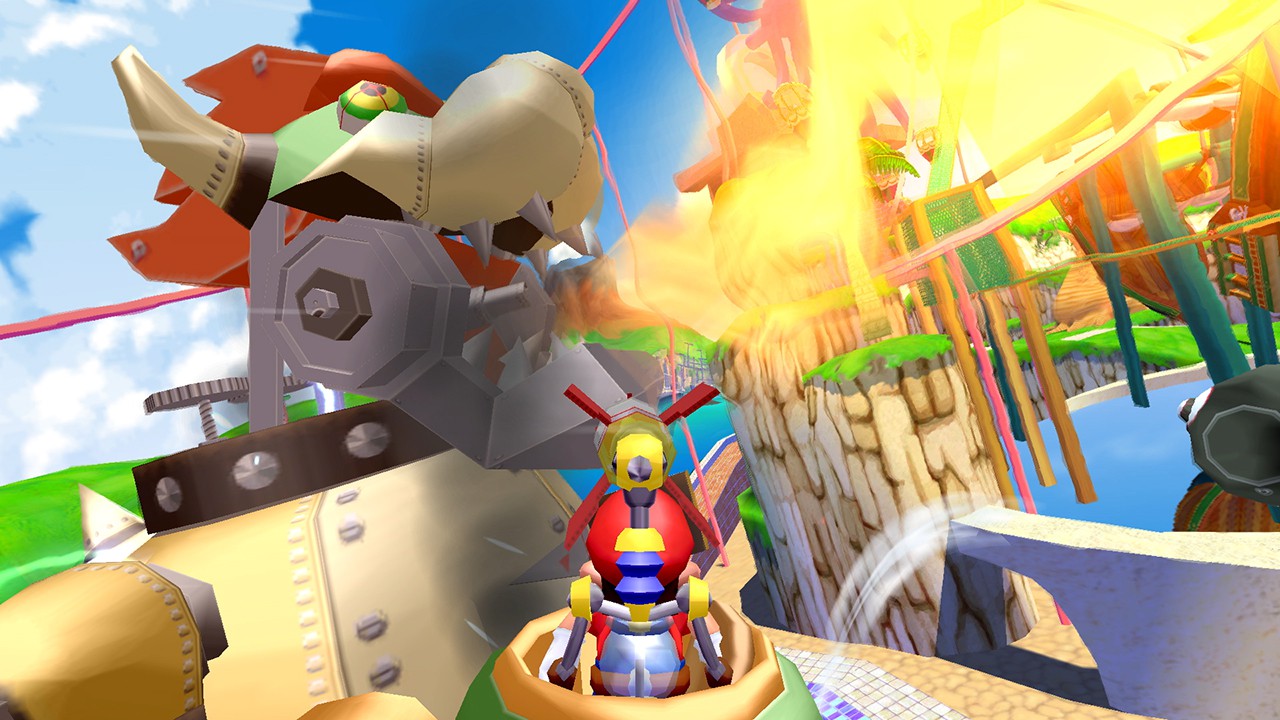 64、サンシャイン、ギャラクシー。3つの歴代3Dマリオを収録した
