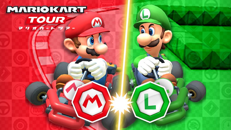 ね*と様 希少品 マリオ&ルイージVS WRECKING CREWアーケードゲー マリオカート ツアー』でチーム対抗戦「マリオVSルイージツアー」が