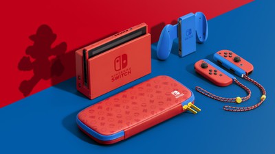 Nintendo Switch マリオレッド×ブルー セット」が2月12日に発売決定