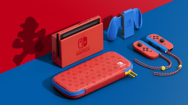 Nintendo Switch マリオ レッド×ブルー セット