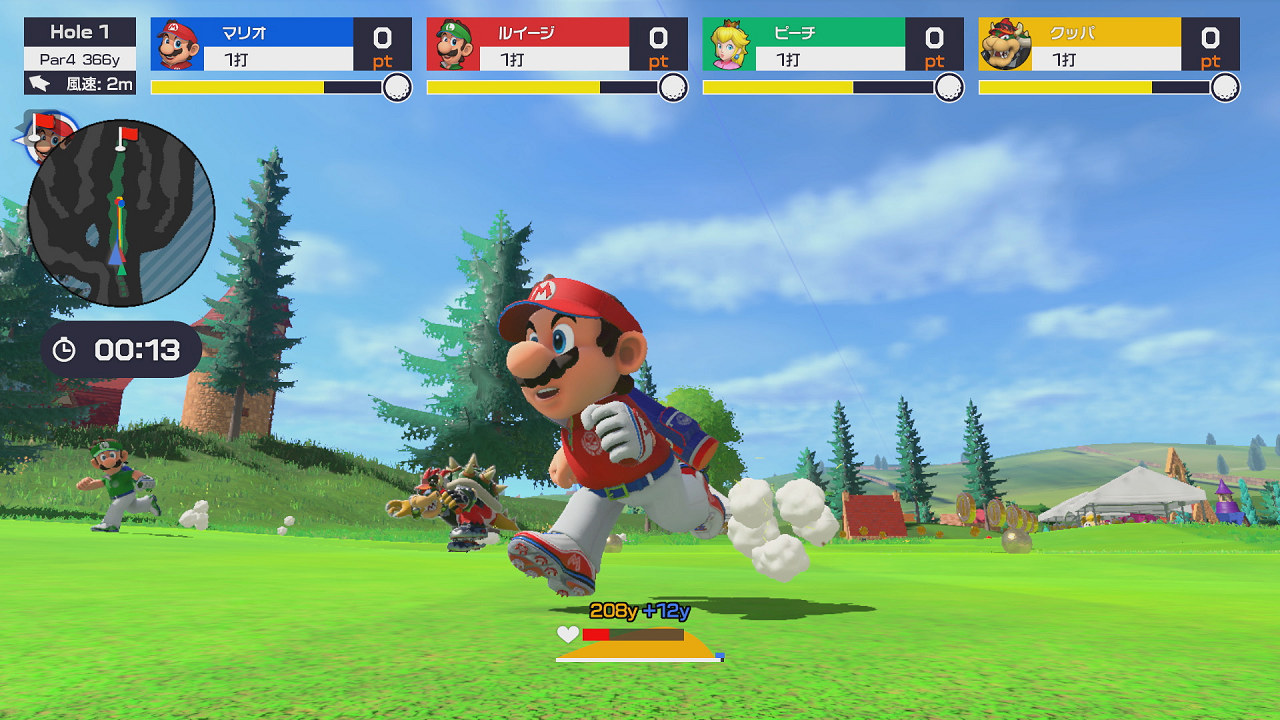 マリオゴルフシリーズ最新作『マリオゴルフ スーパーラッシュ』が