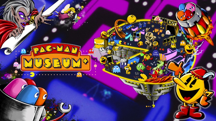 歴代の「パックマン」シリーズから14作品を収録した『PAC-MAN MUSEUM+