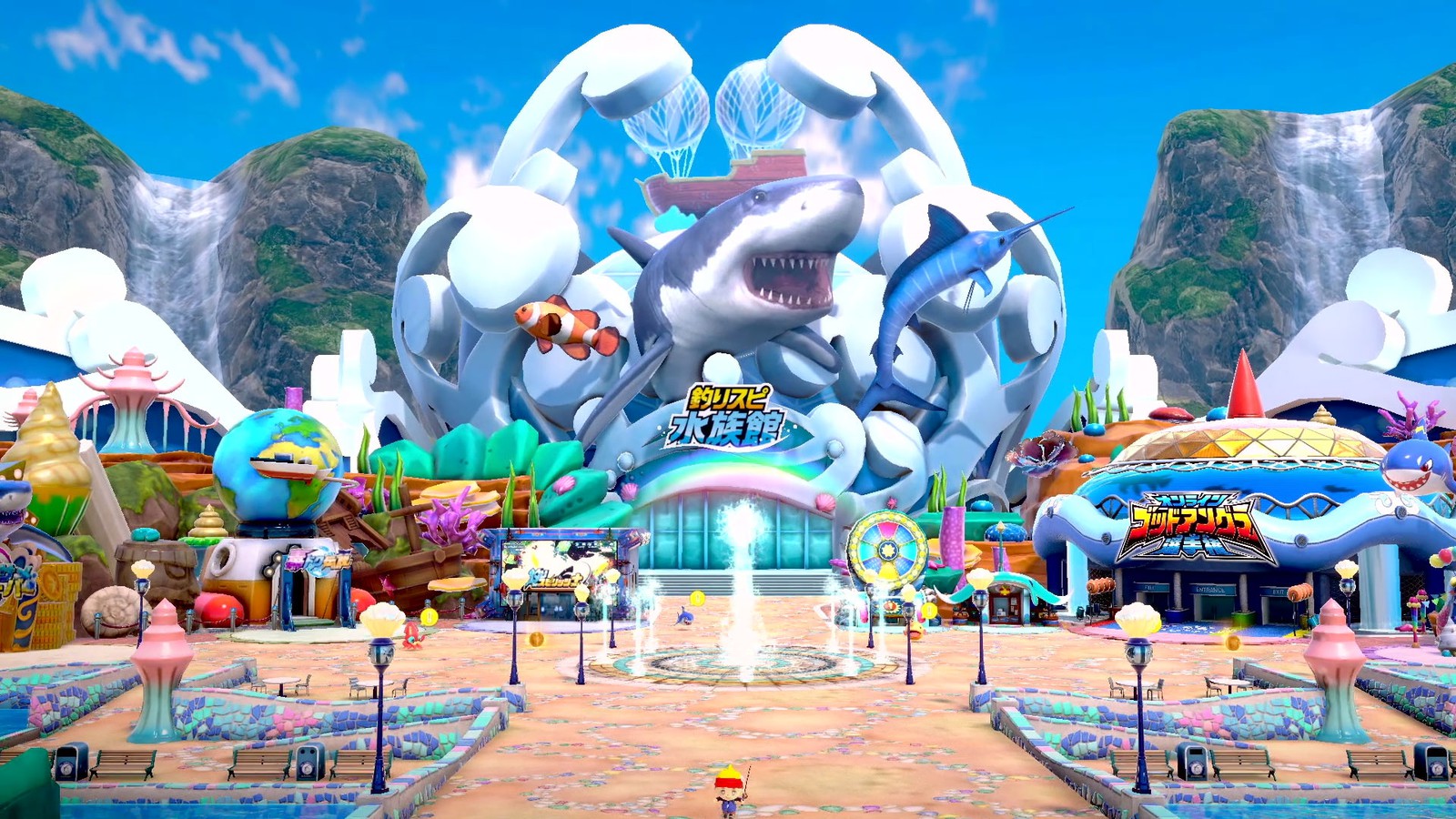 最新作の舞台は水族館。Nintendo Switch『釣りスピリッツ 釣って遊べる水族館』は2022年発売。 | トピックス | Nintendo