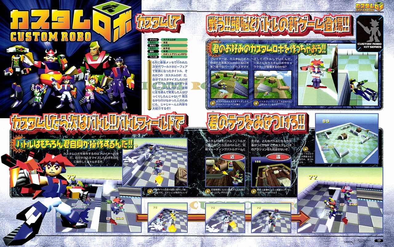 7月15日より「NINTENDO 64 Nintendo Switch Online」に『カスタムロボ