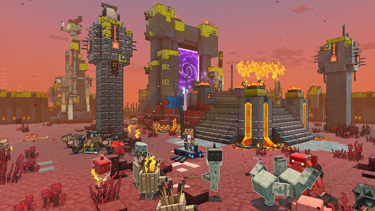 マインクラフトの世界を舞台にした新作アクションストラテジー