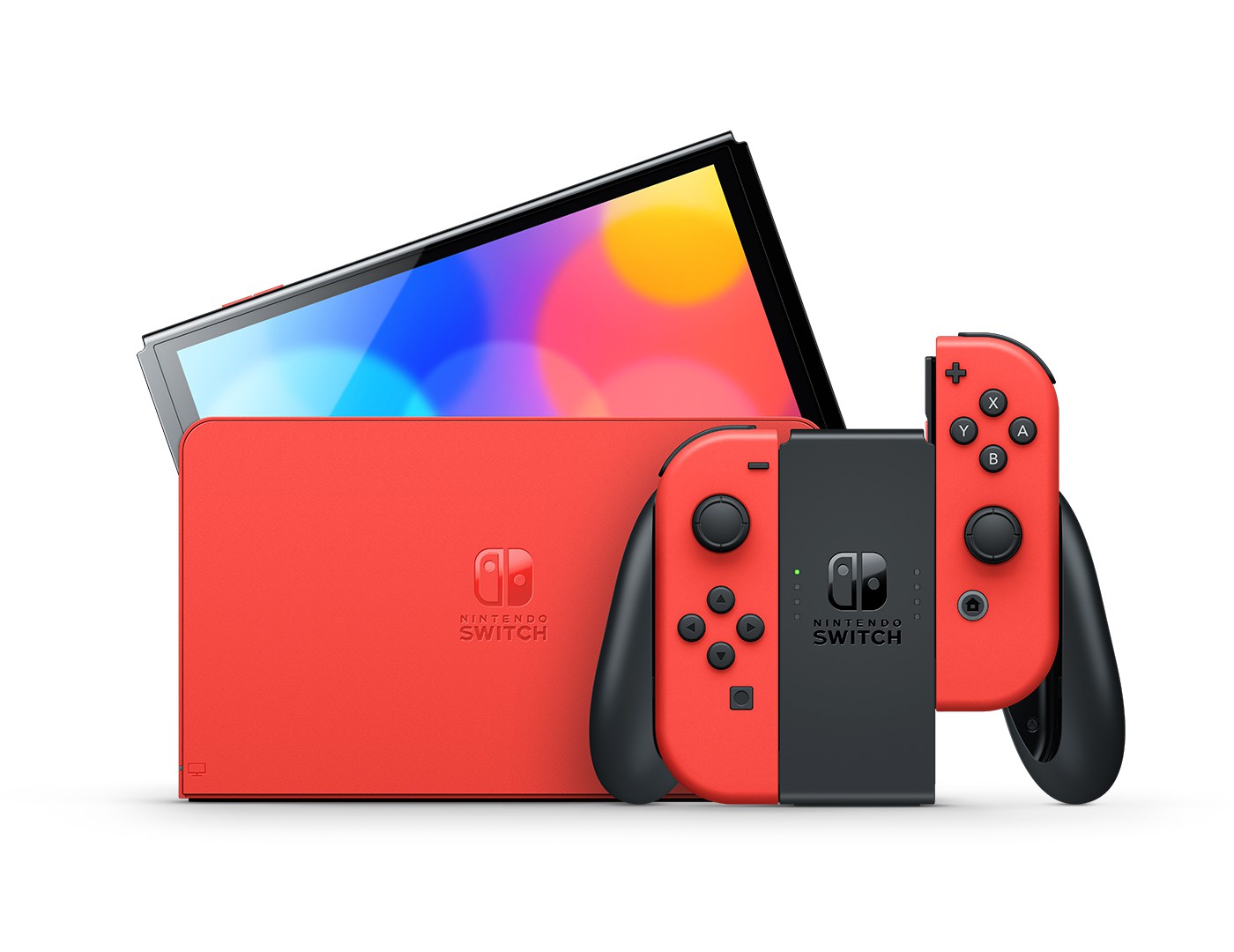 マリオの赤をモチーフにしたNintendo Switch（有機ELモデル）が10月6日