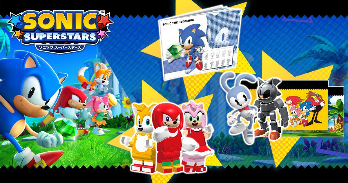 Switchソニックスーパースターズはじめてゲームプログラミングメイドインワリオ 仲間と一緒に大冒険。爽快ハイスピードアクション『ソニックスーパー