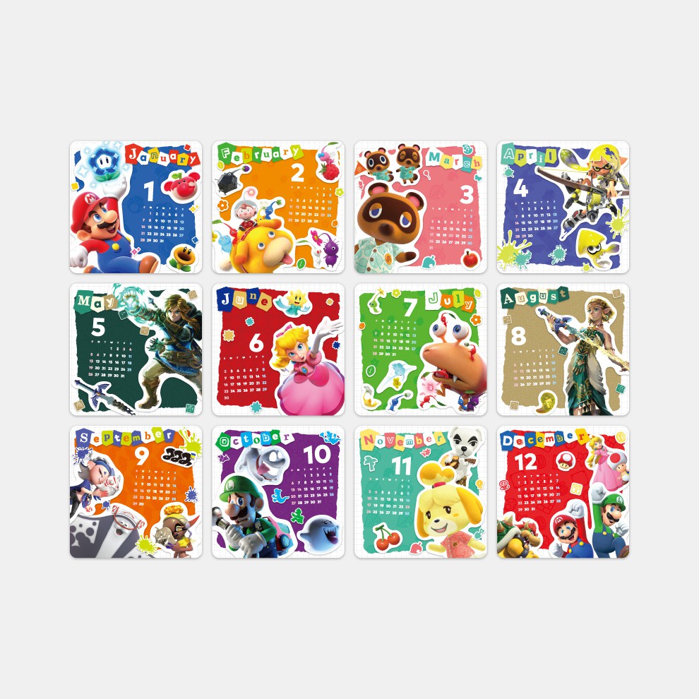 マイニンテンドーオリジナルカレンダーがプラチナポイント交換グッズに