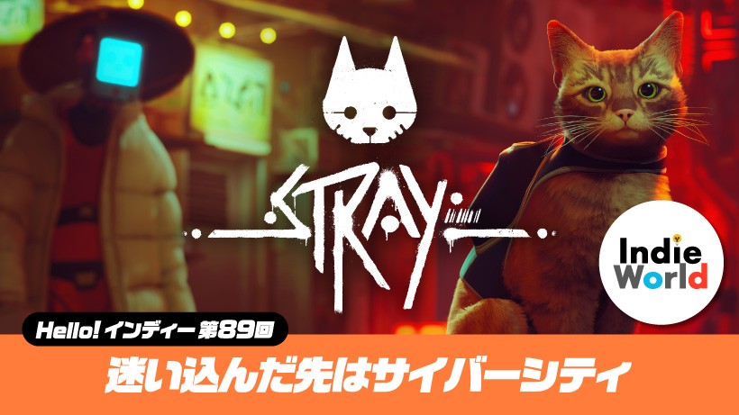 Hello! インディー」迷い込んだ先はサイバーシティ。『Stray (ストレイ