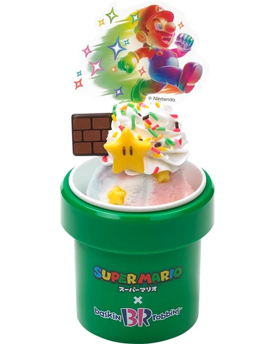 Super Mario X Baskin Robbins Helado de Super Mario Bros
