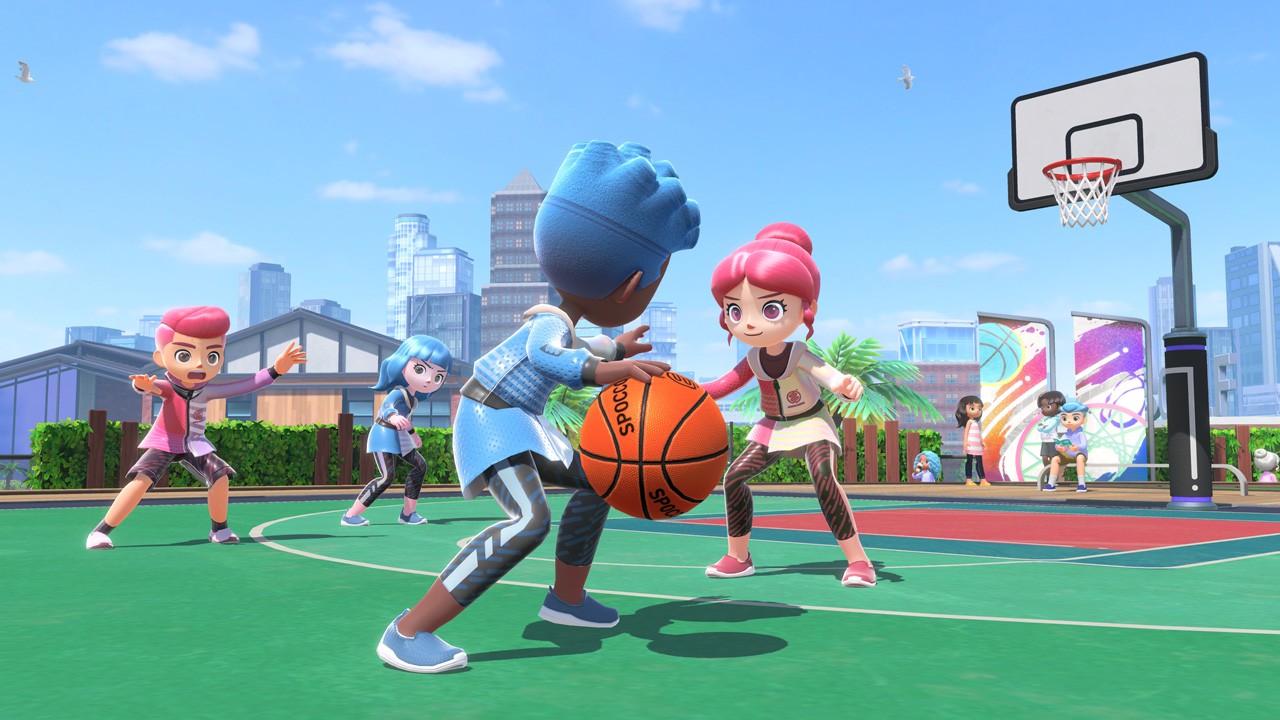 7月10日より『Nintendo Switch Sports』にバスケットボールを無料