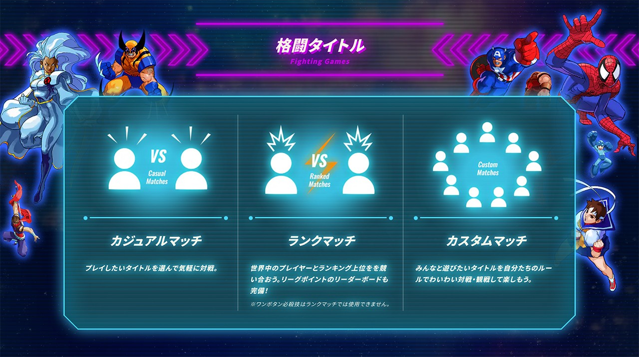 MARVEL」と「CAPCOM」のクロスオーバーバトルがよみがえる。『MARVEL