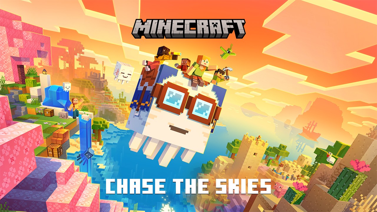 Nintendo Switch『Minecraft』最新のゲームドロップ（アップデート）「チェイス・ザ・スカイ」が、本日より配信開始。