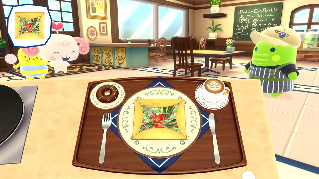 たまごっちと一緒におみせやさんをお手伝い。『たまごっちのプチプチお