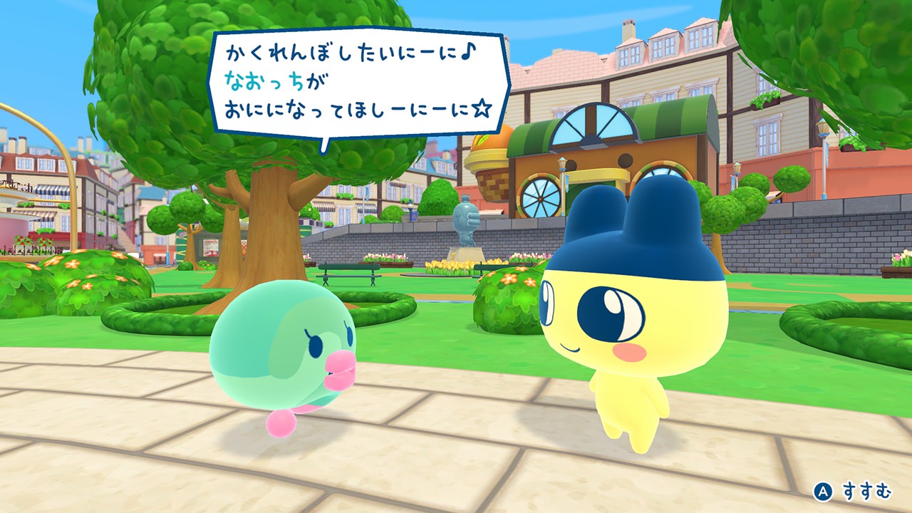 たまごっちと一緒におみせやさんをお手伝い。『たまごっちのプチプチお