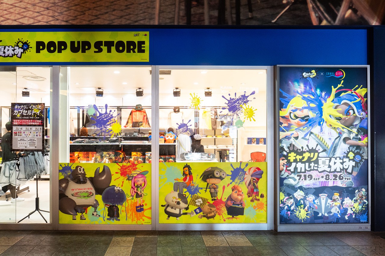 スプラトゥーン3×キャナルシティ博多 キャナリ、イカした夏休み