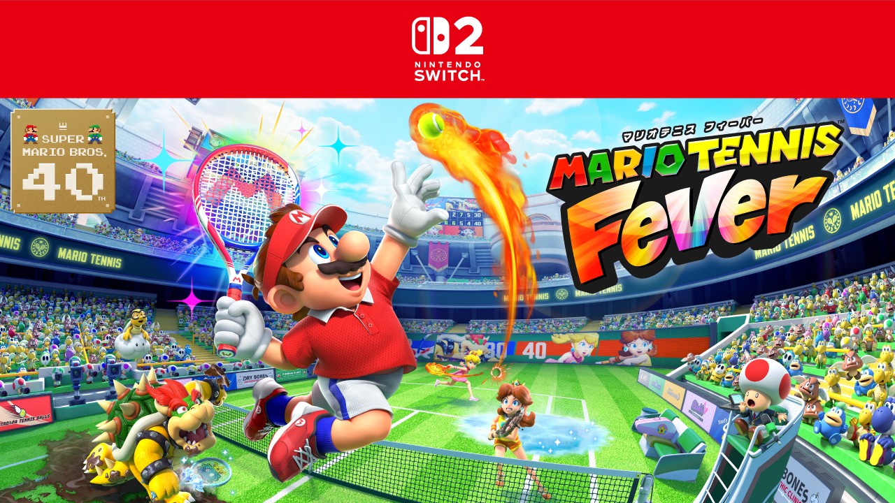 ラケット選びが勝負のカギ。新生テニスバトル。Nintendo Switch 2