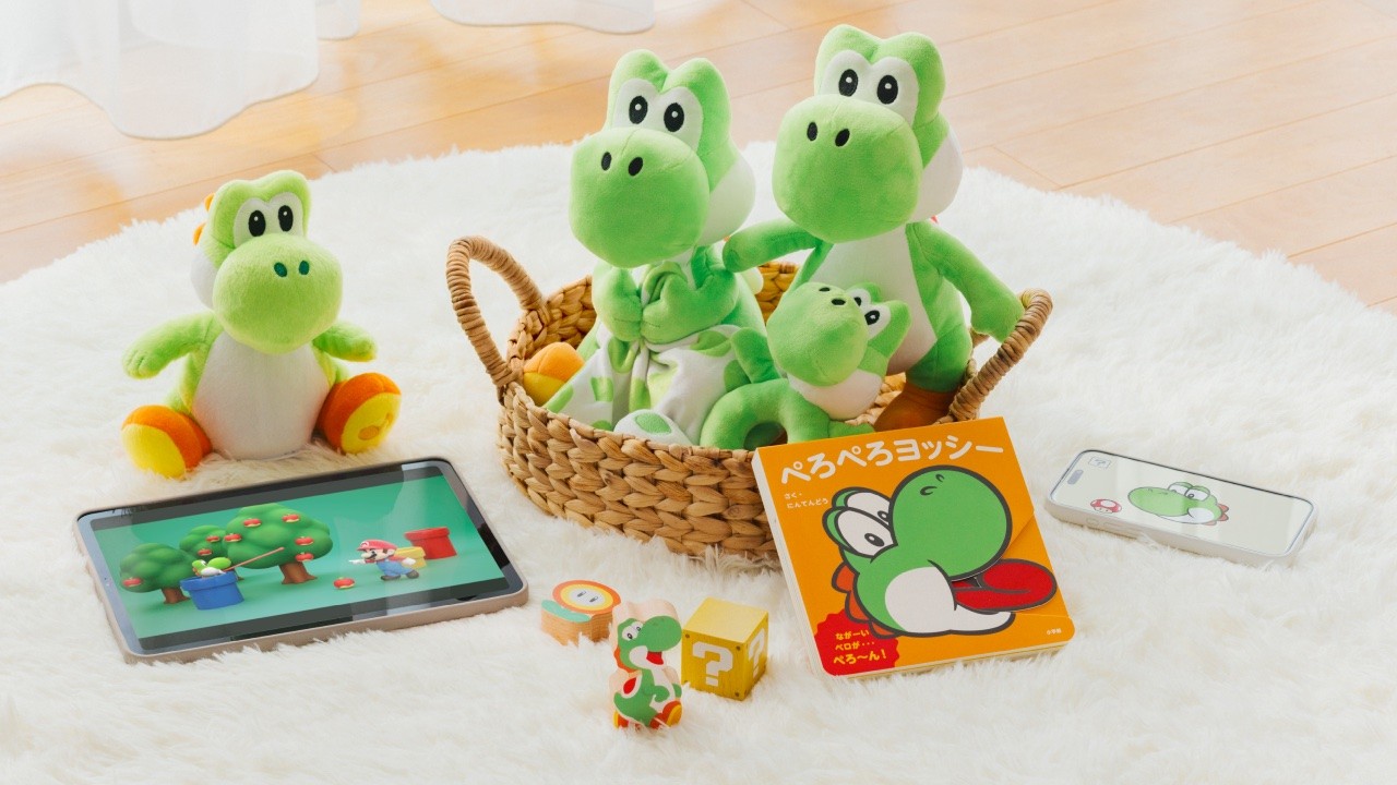 お子さま向けの商品シリーズ「マイマリオ」。11月18日より、ヨッシーの