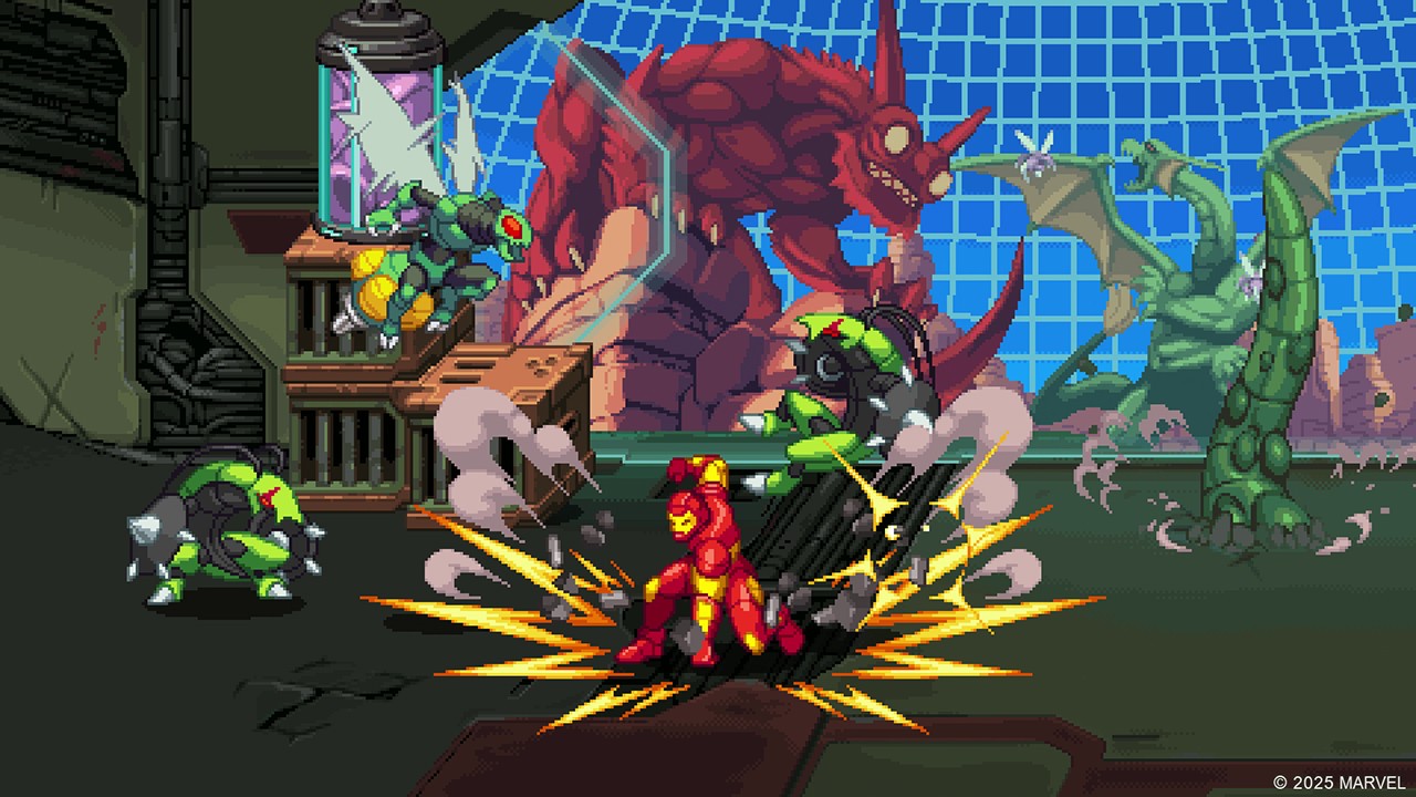 マーベルのヒーローたちがタッグを組み凶悪な敵に立ち向かうベルト
