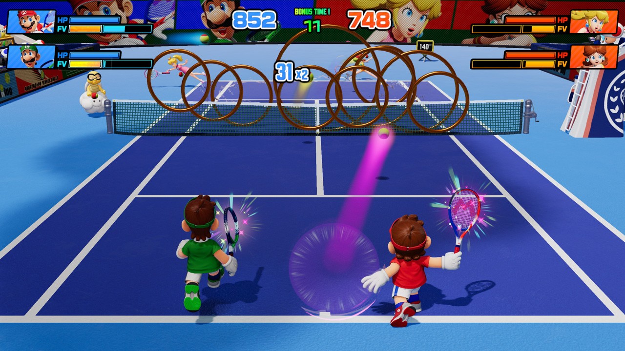 マリオテニス フィーバー』の紹介映像と公式サイトを公開。新色のJoy
