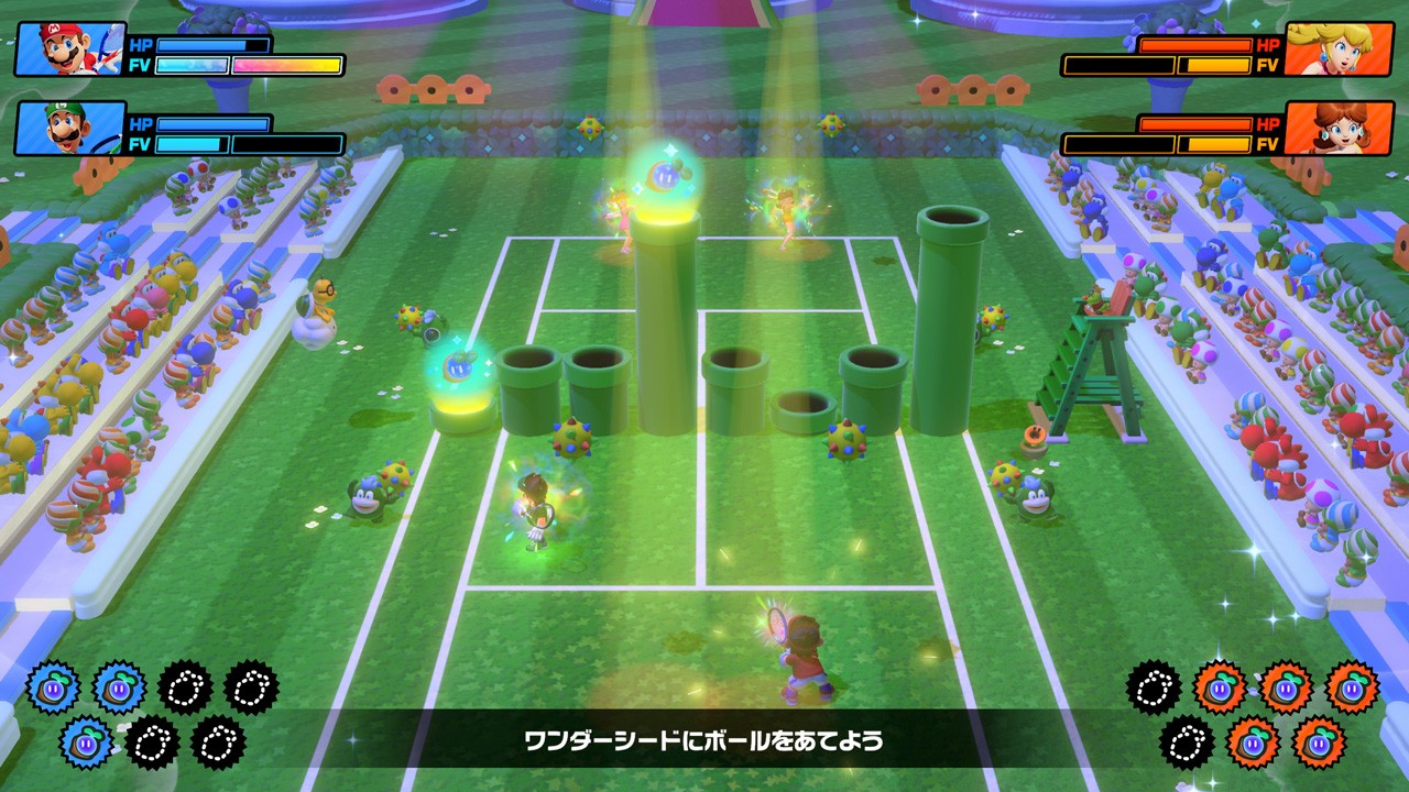 マリオテニス フィーバー』の紹介映像と公式サイトを公開。新色のJoy
