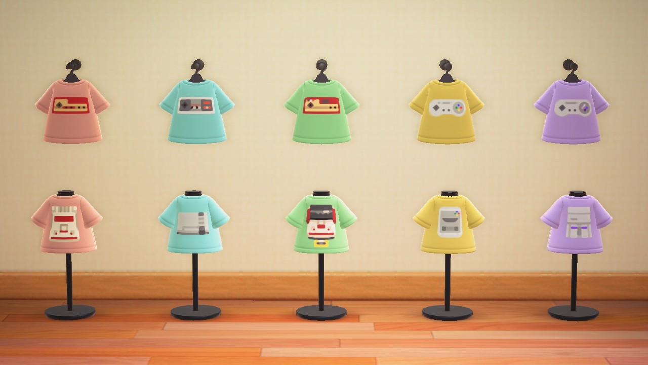あつまれ どうぶつの森』で任天堂ゲーム機のマイデザインを配布