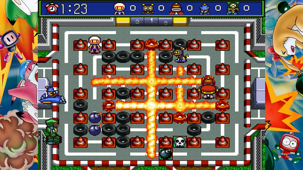 スーパーボンバーマン」シリーズを含む計7作品を収録。『スーパー