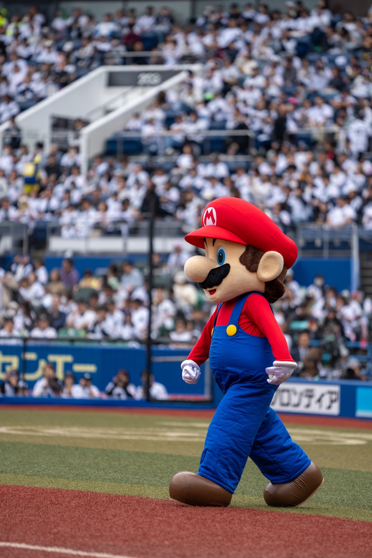 マリオ40周年 × プロ野12球団ベースボールシャツオリックスL