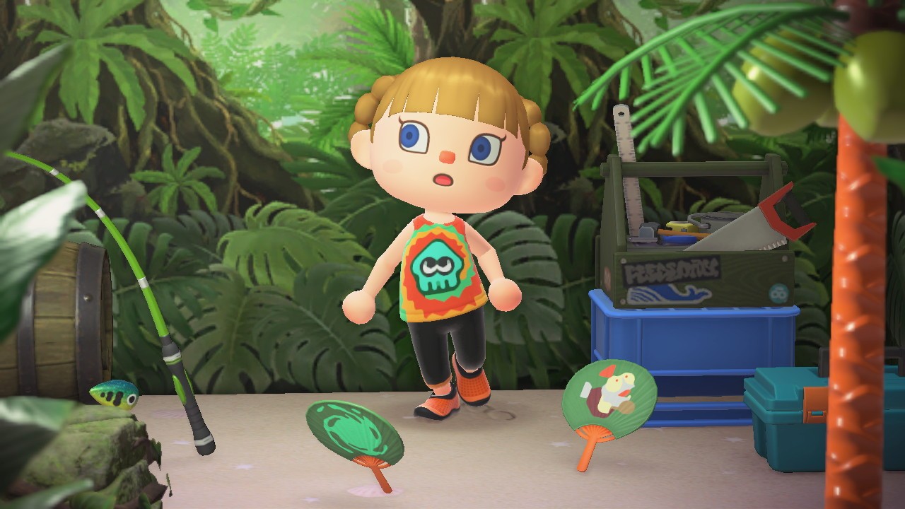 あつまれ どうぶつの森』で『スプラトゥーン レイダース』のマイ
