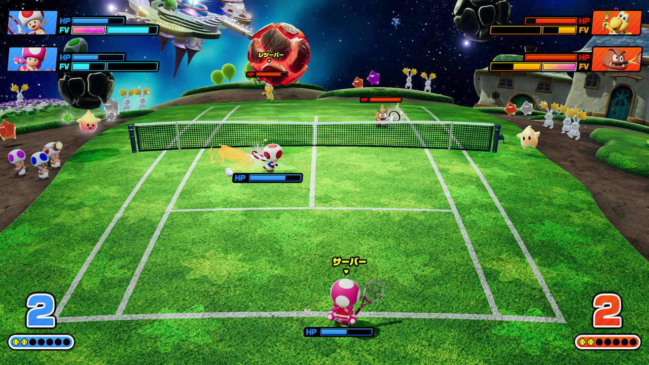 マリオテニス フィーバー』の無料アップデートを本日配信。『スーパー